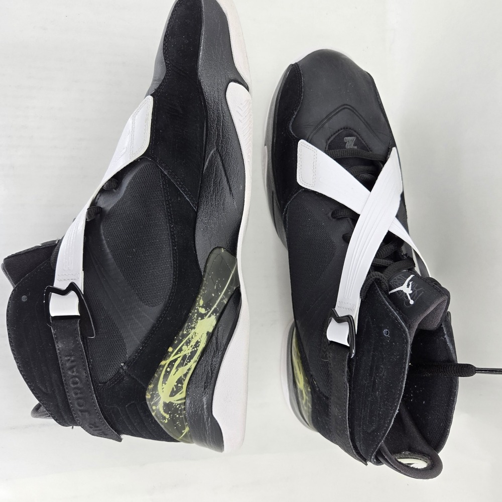 Jordan Air Jordan 8.0 Black Dark Charcoal White Mens 14 Sneakers 467807-001 - Picture 7 of 16